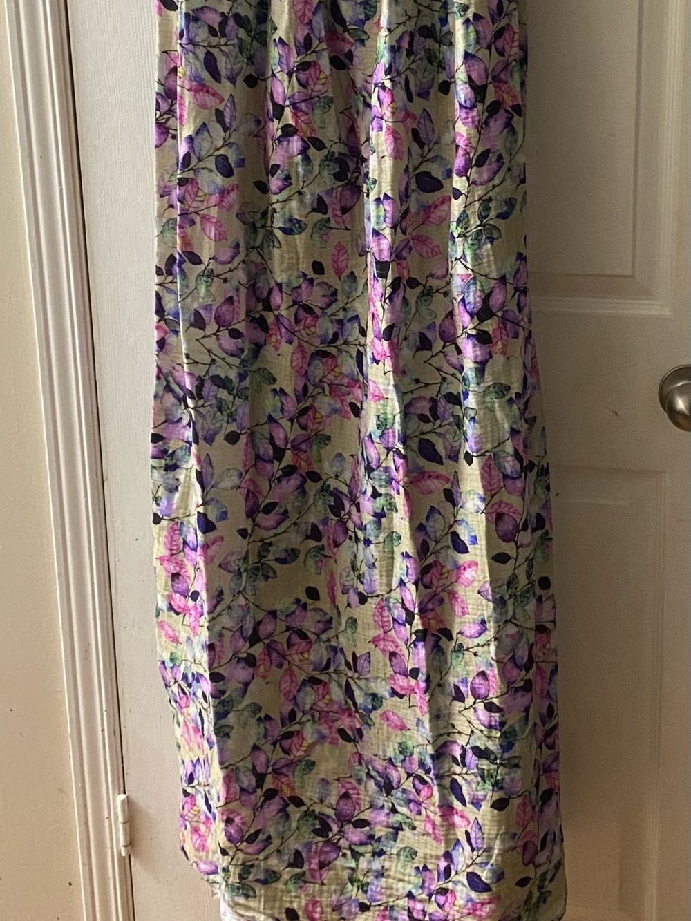 Floral Smocked Cotton Gauze Gown - Tall - Picture 2 of 5